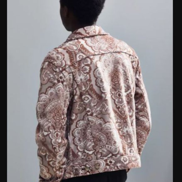 Urban Outfitters BDG Tapestry Trucker Jacket Size Small * - Picture 3 of 14